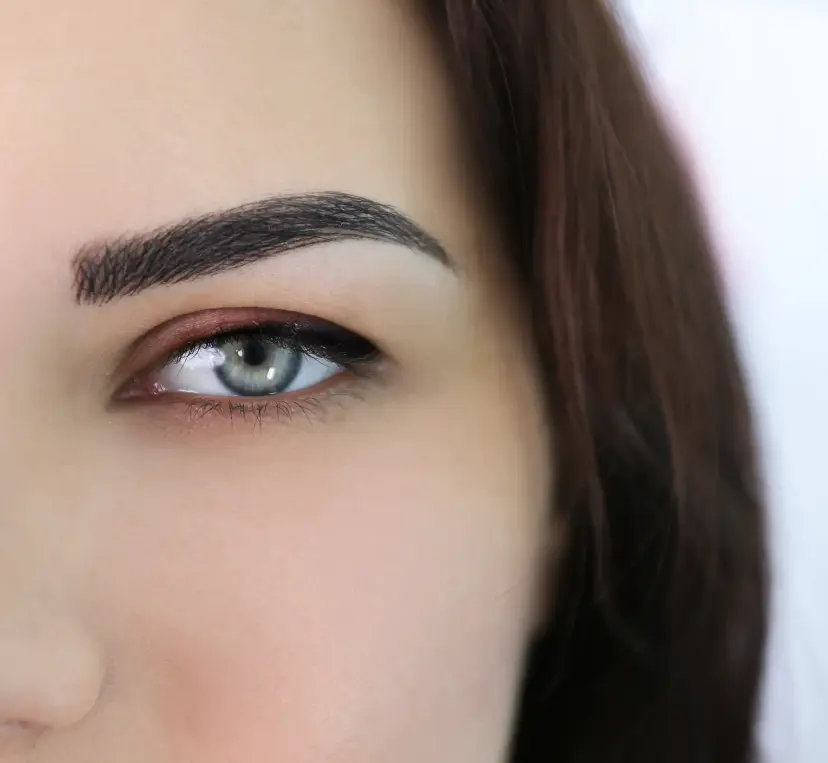 Styled eyebrows after lamination