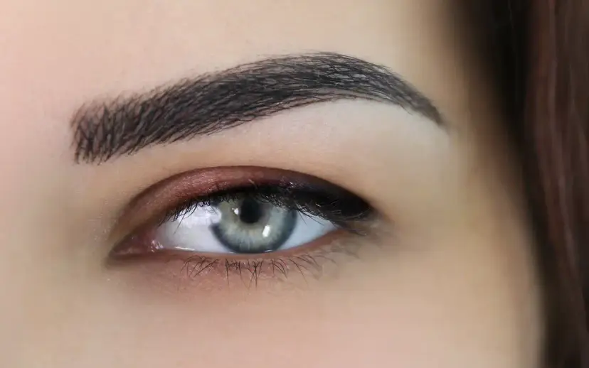 Styled eyebrows after lamination